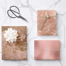 Chic Luxury Ro Glitter Guld Elegant Rosa