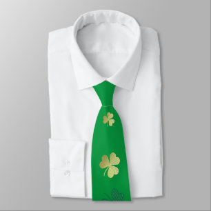Chic Lycklig Guld Shamrock St Patrick's Slips