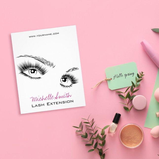 Chic Makeup för minimalistisk svartvitt Flygblad (Skapare uppladdad)