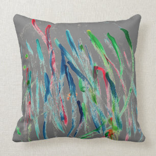 CHIC MÅLNING FÖR PILLOW_MODERN-ORIGINALABSTRAKT KUDDE
