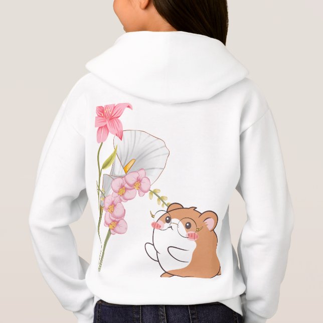 Chic Manhwa Portrait T Shirt (Baksida)