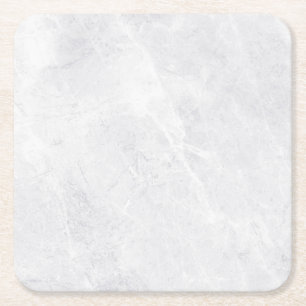 Chic Marble Avslutar dekorativ Papper Underlägg Kvadrat
