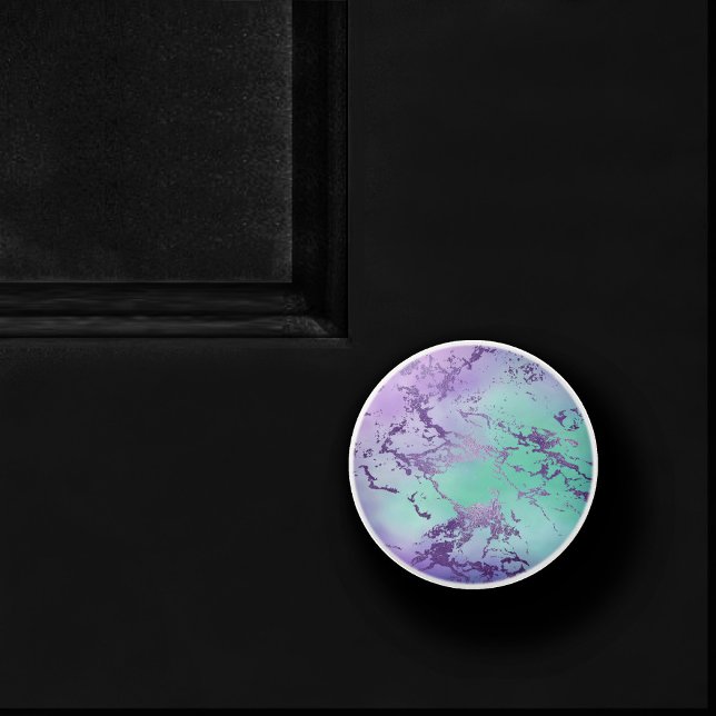 Chic Marble | Lavender Lila och Mint Grönt Knopp (Skapare uppladdad)