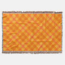 Chic Marigold Medley Orange Play Throw Blanket