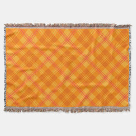 Chic Marigold Medley Orange Play Throw Blanket Mysfilt