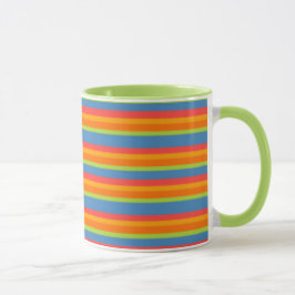 Chic Marigold Medley Stripe Ringer Coffee Mugg