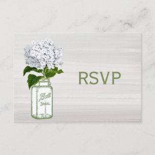 Chic Mason Burk & White Hydrangea OSA Kort