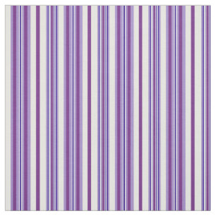 Chic Mauve lilor, mörk - slösa vit görat randig Tyg