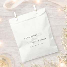 Chic med enkel Elegant, svart och vit Bröllop