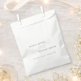 Chic med enkel Elegant, svart och vit Bröllop