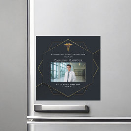 Chic Medical School Photo Studenten Magnet Card
