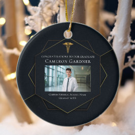 Chic Medical School Studenten Photo jul Julgransprydnad Keramik