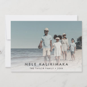 Chic Mele Kalikimaka Year in review 2 Photo Holida Julkort