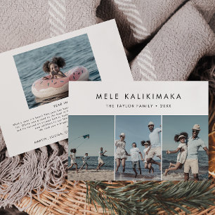 Chic Mele Kalikimaka Year in review 4 Photo Julkort