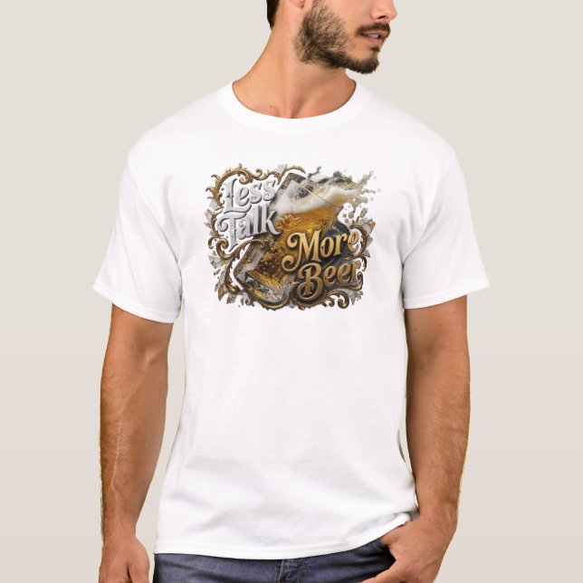 Chic MINDRE SNACK MER ÖL Anpassad design T Shirt (Framsida)