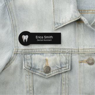 Chic Minimalist Dental Custom Clinic Namnbricka