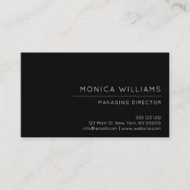 Chic Minimalist professionell Visitkort