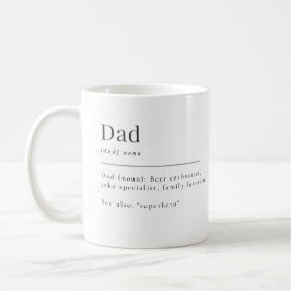 Chic Minimalistisk lexikondefinition Pappa Kaffemugg