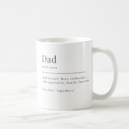 Chic Minimalistisk lexikondefinition Pappa Kaffemugg