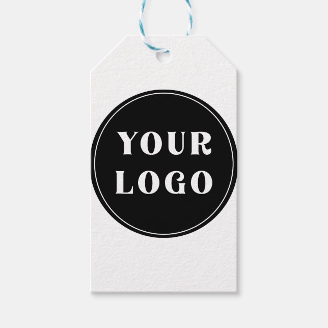 Chic, Minimalistisk, Snyggt och Anpassade Presentetikett (Framsidan)