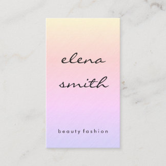 Chic minimalistisk Struktur Visitkort
