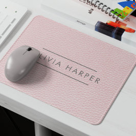 Chic | Minimalt läderutseende Musmatta