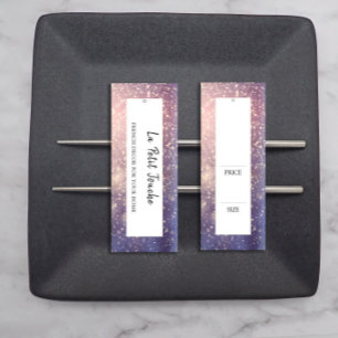 Chic Mode Clothing Hanging Visning Pris Märkre Litet Visitkort