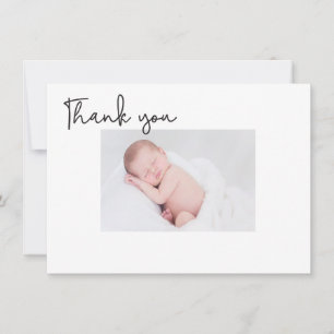 Chic Modern Baptism Baby tackkort Tack Kort