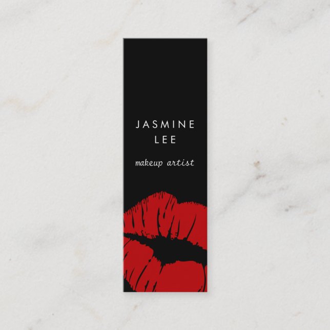 chic modern billigt för budget för mini visitkort (Framsida)