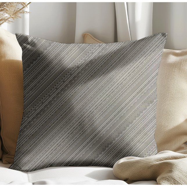 Chic Modern Boho Rand Kudde (Skapare uppladdad)