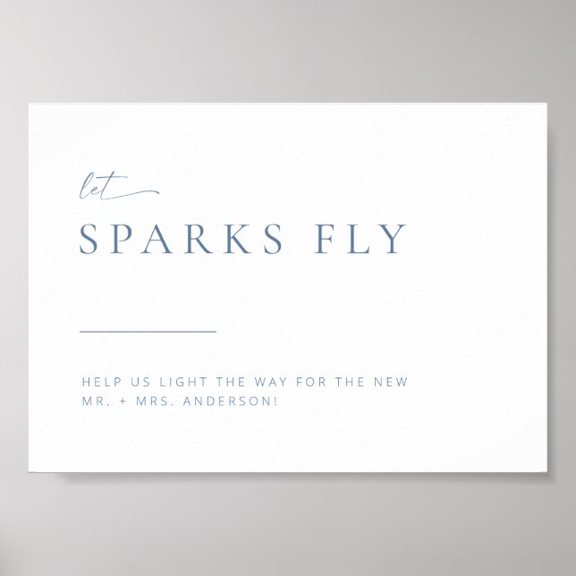 Chic + Modern Bröllop-miniatyrteckning för utträde Poster (Framsidan)