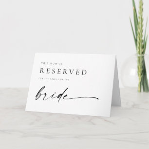Chic + Modern Bröllop-reserverad platsmappning Kort