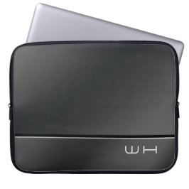 Chic Modern Business Black Laptop Fodral