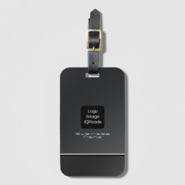 Chic Modern Business Logotyp Black Bagagebricka