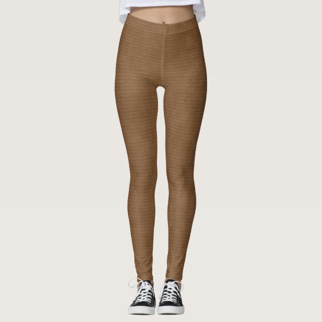 Chic Modern Coola Leather Elegant Leggings (Framsida)
