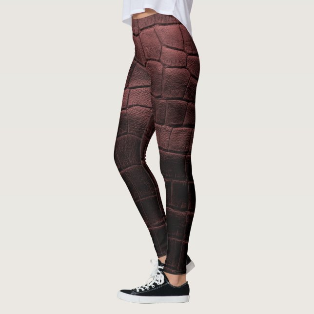 Chic Modern Coola Leather Elegant Leggings (Vänster)