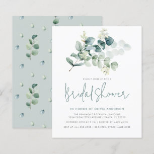 Chic Modern Eucalyptus Greenery Möhippa
