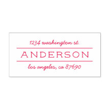 Chic Modern Family Namn-skript, Returadress