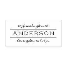 Chic Modern Family Namn-skript, Returadress