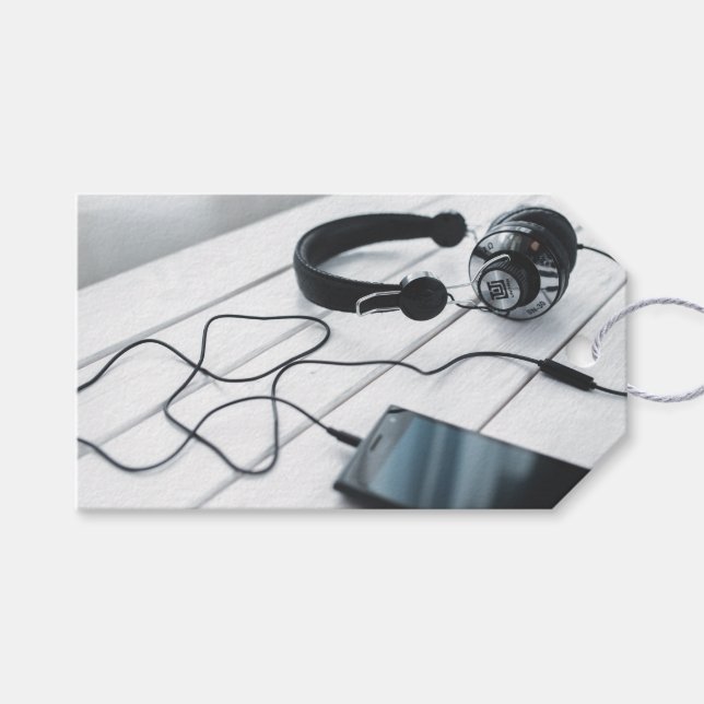 Chic Modern Gift-Märkre Presentetikett (Framsidan (Horisontell))
