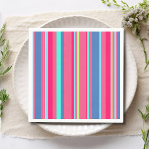 Chic Modern Girly Candy Rand Mönster Pappersservett