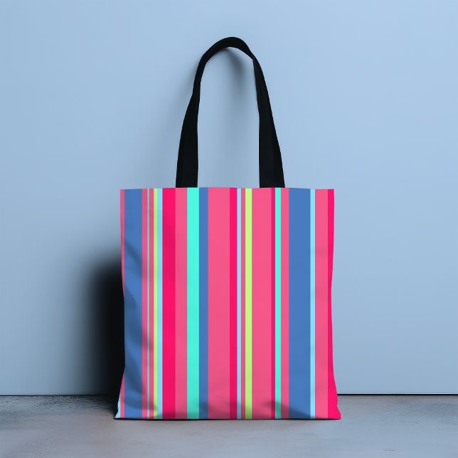 Chic Modern Girly Candy Rand Mönster Tygkasse (Skapare uppladdad)