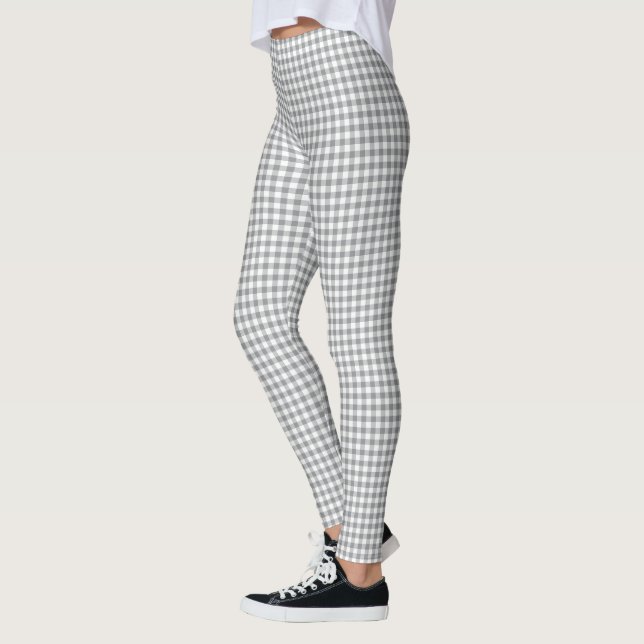 Chic Modern Grått Buffalo Play Leggings (Vänster)