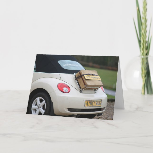 Chic Modern minimalistisk livsstil Bröllop Kort (Framsida)