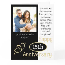 Chic Modern par Photo Black White-årsdag