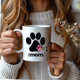 Chic Modern Paw Skriv ut Hund-kaffe i Mugg