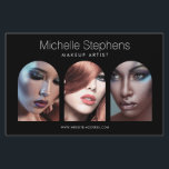 Chic Modern Photo Trio Makeup Artist Black Flygblad<br><div class="desc">Öka ditt varumärke och dina säljkampanjer med vår flygplansmall för anpassade, designad för att fånga butiker, konstnärer, skönhetssalonger, fotografer, onlineer och mycket annat. Vår slimmade och minimalistiska design ställe ditt företag namn på framträdande plats överst, som omedelbart kommer i kontakt med öga i din publik. Med tre eleganta bildplatshållare som...</div>