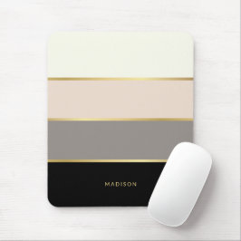 Chic Modern Rand med ditt namn Musmatta