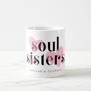 Chic Modern Vänskap Soul Sisters Kaffemugg