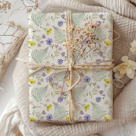 Chic Modern Wildblomma Watercolor Mönster Presentpapper<br><div class="desc">Här är en enastående,  sömlös vattenfärgsdesign som är noggrant utformad i vår studio. De ömtåliga blommorna och färjedetaljerna i vilden arrangerade i ett helt sömlöst mönster,  skapar om perfekt för bröllop,  årsdagar,  födelsedagar och så vidare.</div>
